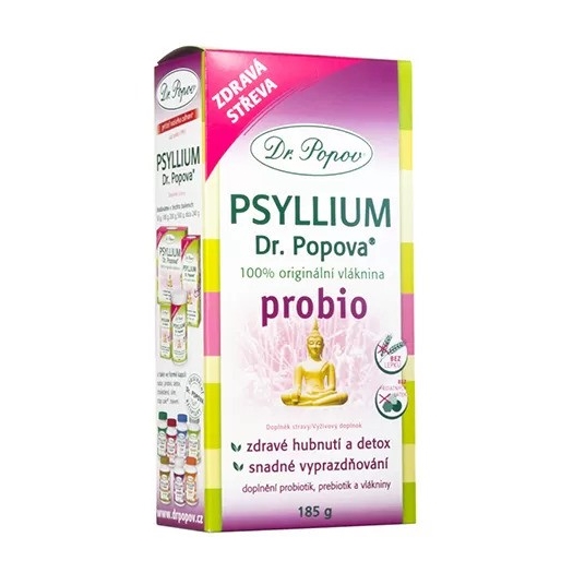 Dr.Popov Vláknina Psyllium PROBIO 185 g